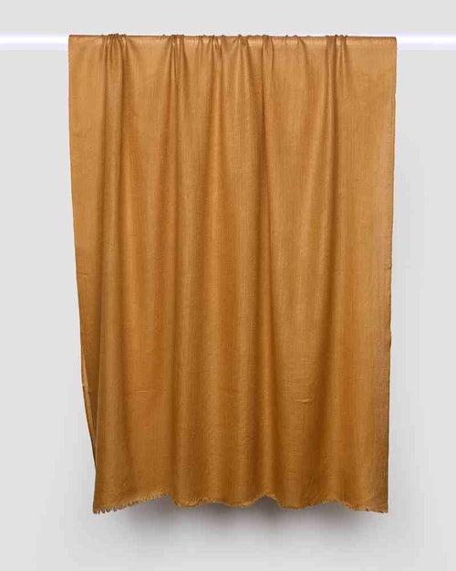 Pashmina Wool Diamond Weave Shawl Golden