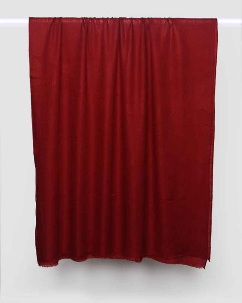 Pashmina Wool Diamond Weave Shawl Maroon