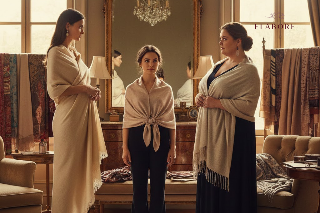 How to Choose the Right Luxury Shawl for Your Body Type