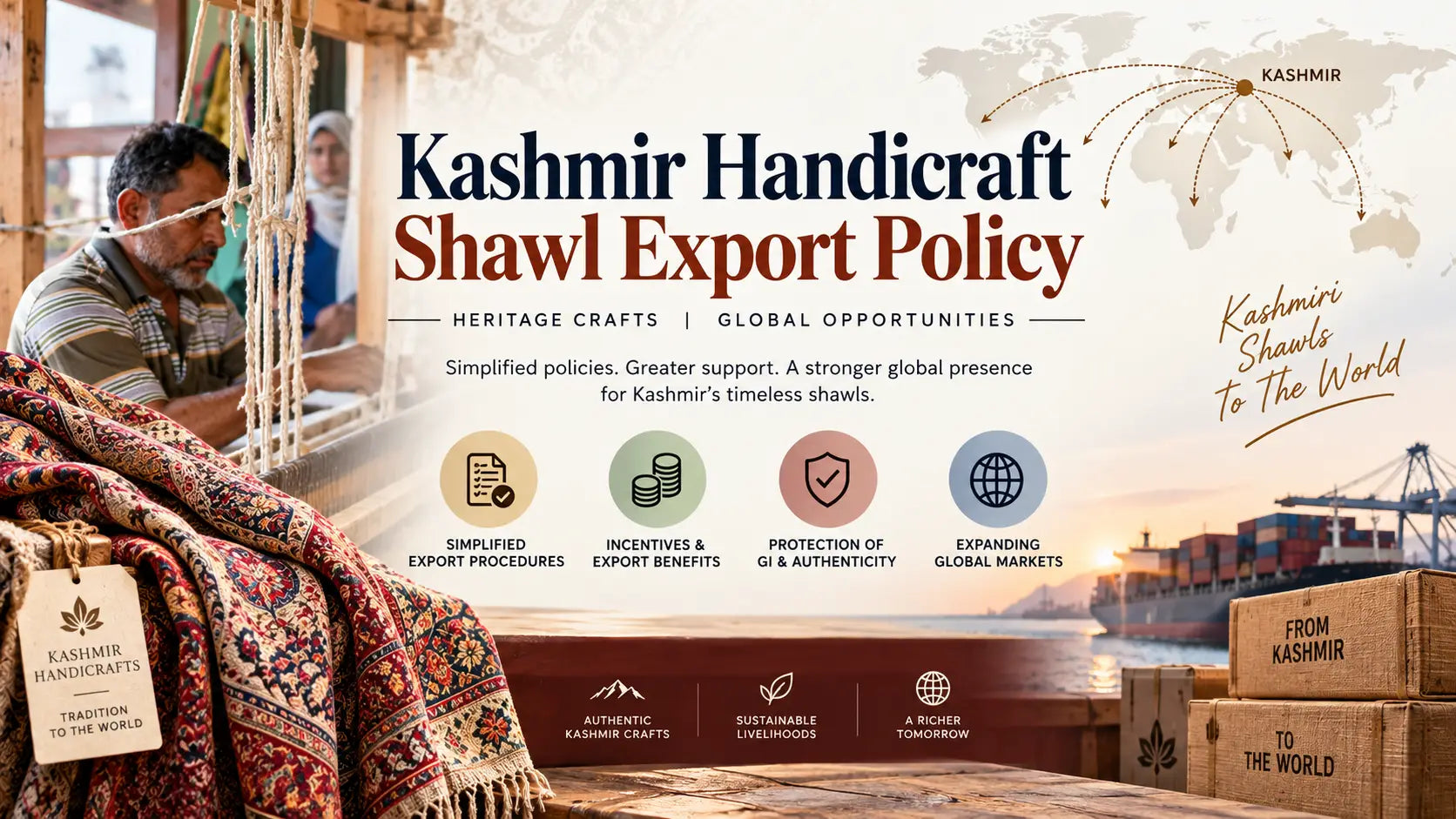 Kashmir Handicraft Export Policy: What B2B Buyers Should Know in 2026