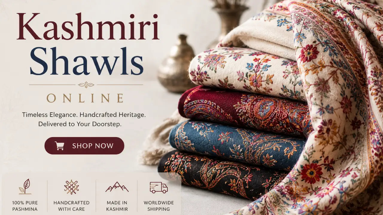 Kashmiri Shawls Online: A Complete Guide to Authentic Craftsmanship
