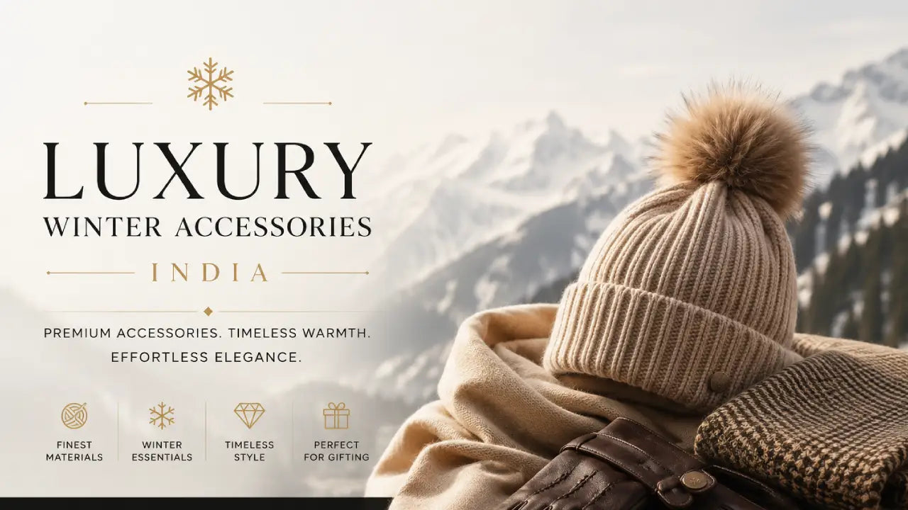 Luxury Winter Accessories India: Must-Have Pieces for a Stylish Winter Wardrobe