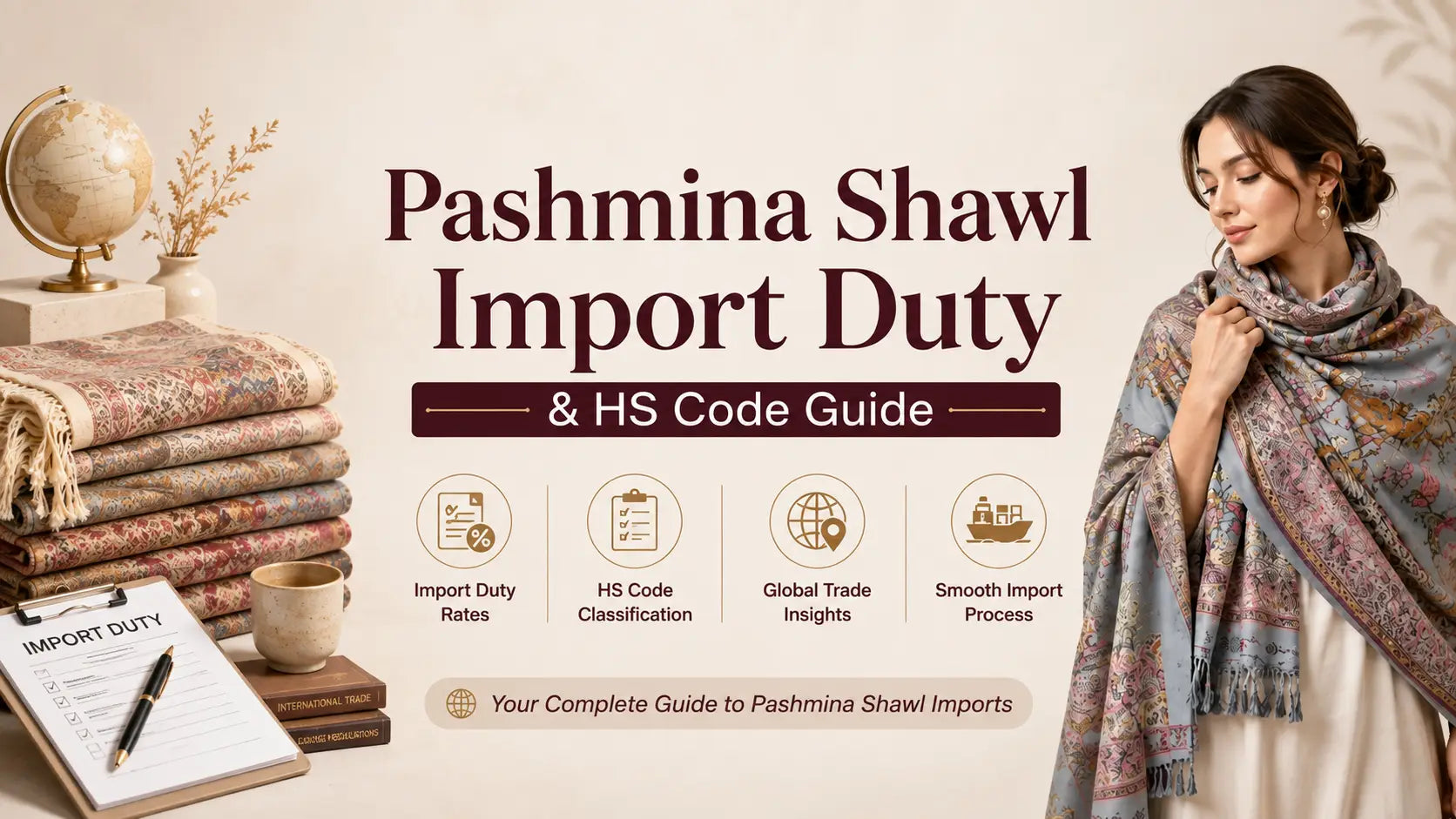 Pashmina Shawl Import Duty & HS Code Guide for International Buyers