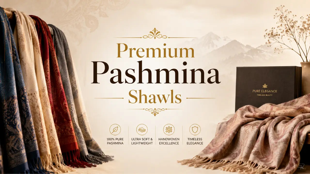 Premium Pashmina Shawls: How to Identify Authentic Quality Before Buying