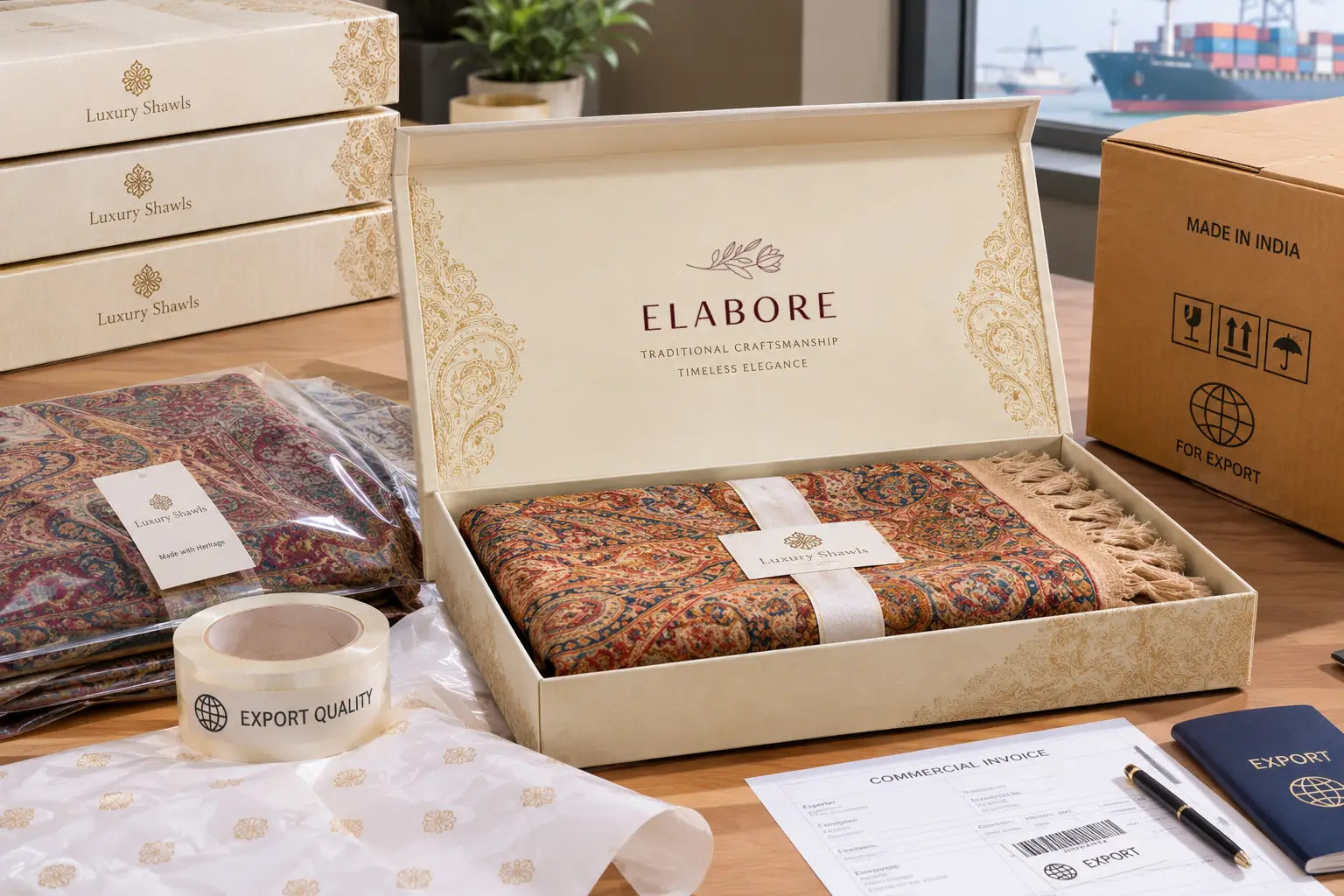 Shawl Packaging for Export: Compliance, Branding & Cost Tips