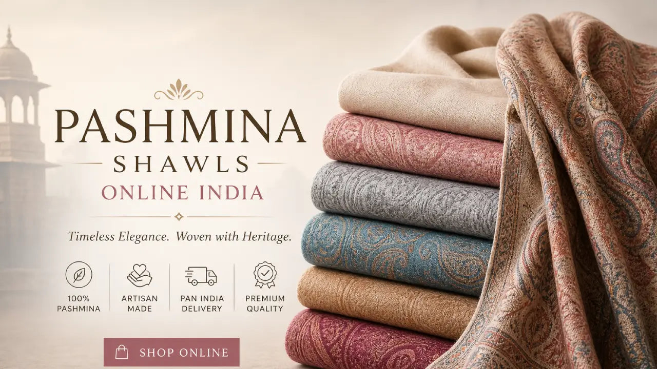 Pashmina Shawls Online India: How to Identify Genuine Pashmina Before You Buy