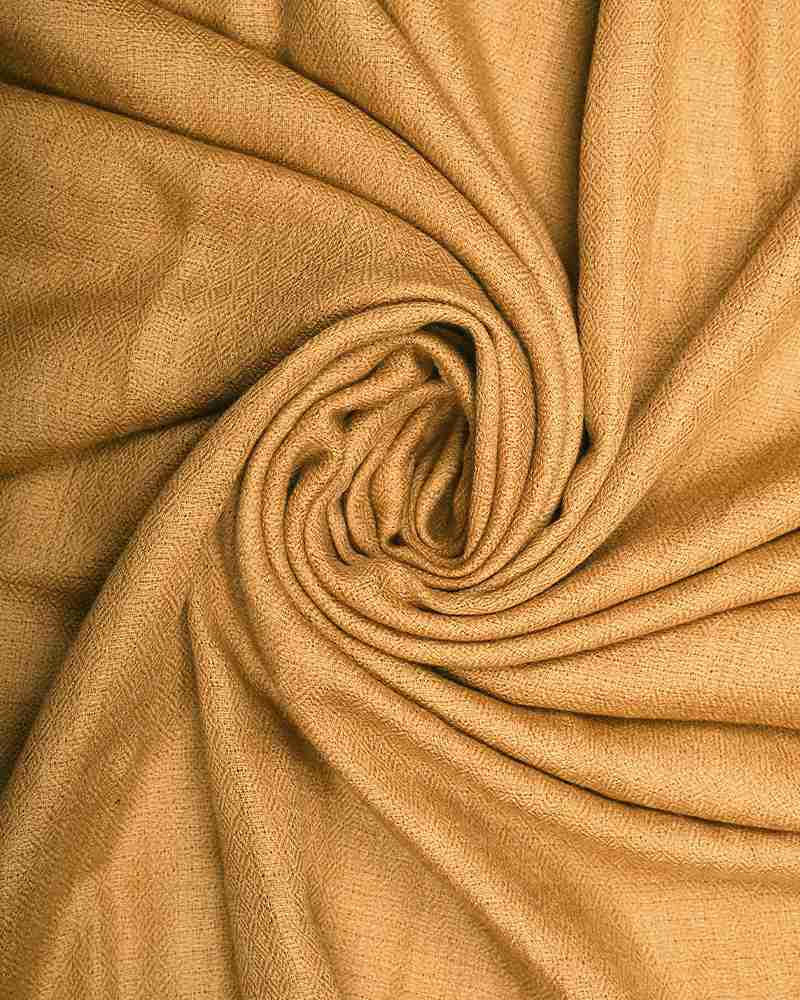 Rust Pashmina Wool Diamond Weave Stole