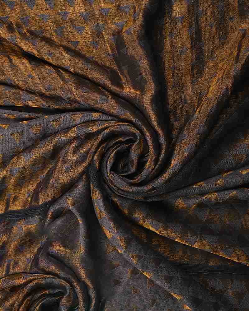 Black Pashmina Wool Zari Pyramid Shawl for Women – Soft Luxury Designer Winter Wrap