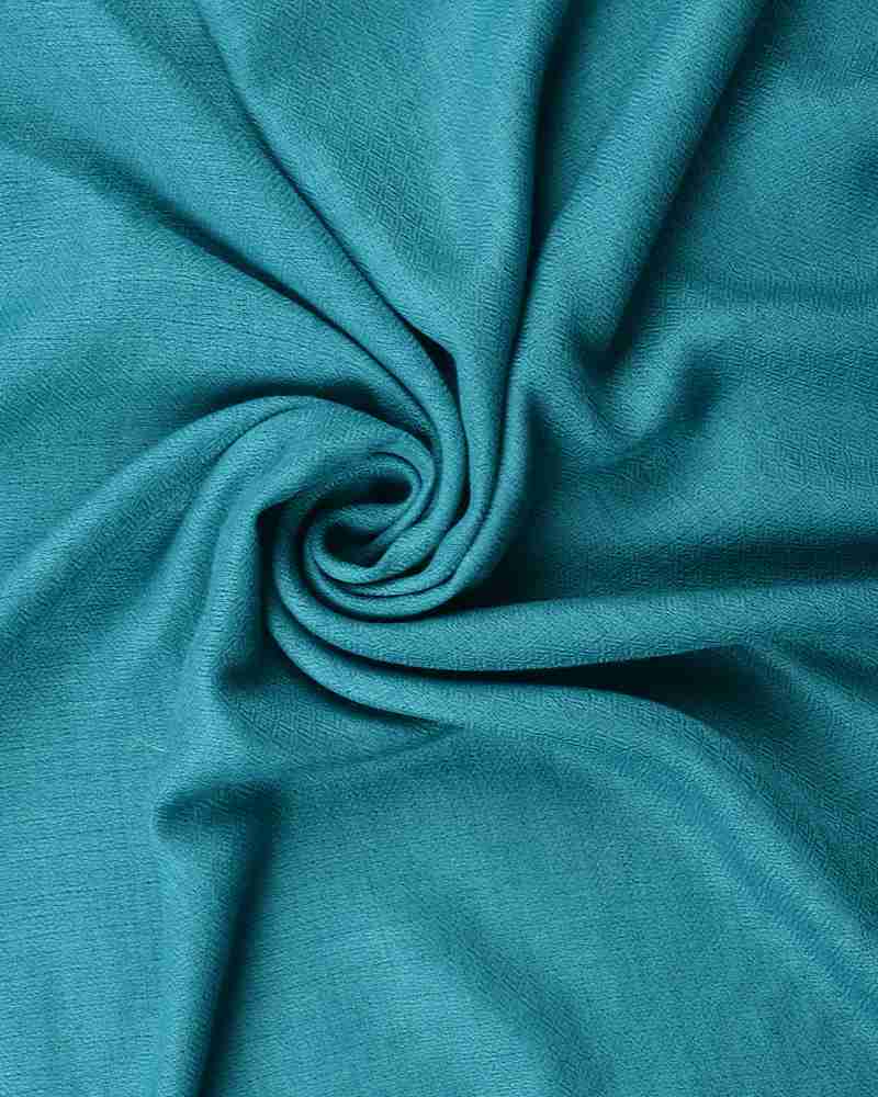 Pashmina Wool Diamond Weave Shawl Turquoise