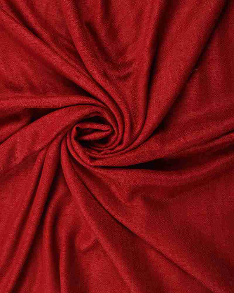 Pashmina Wool Diamond Weave Shawl Maroon