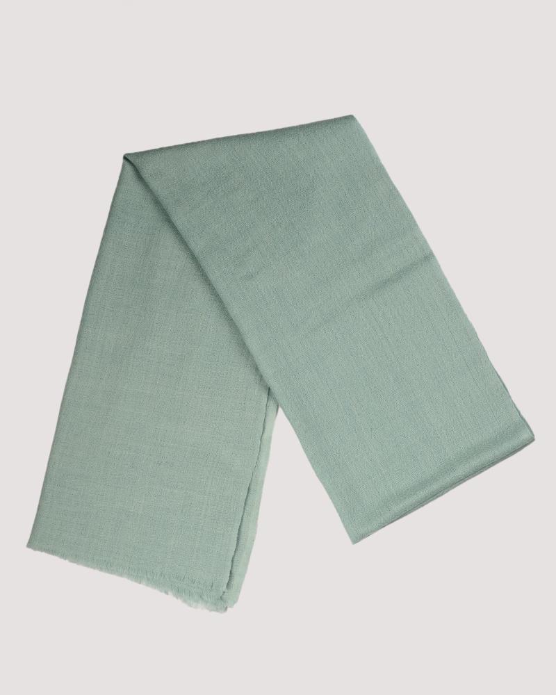 Pashmina Wool Diamond Weave Muffler Blue