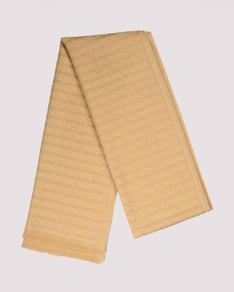 Acrylic Texture Muffler Golden