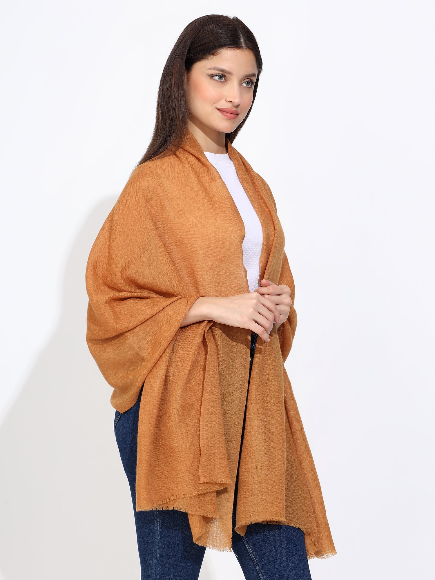 Pashmina Wool Diamond Weave Stole