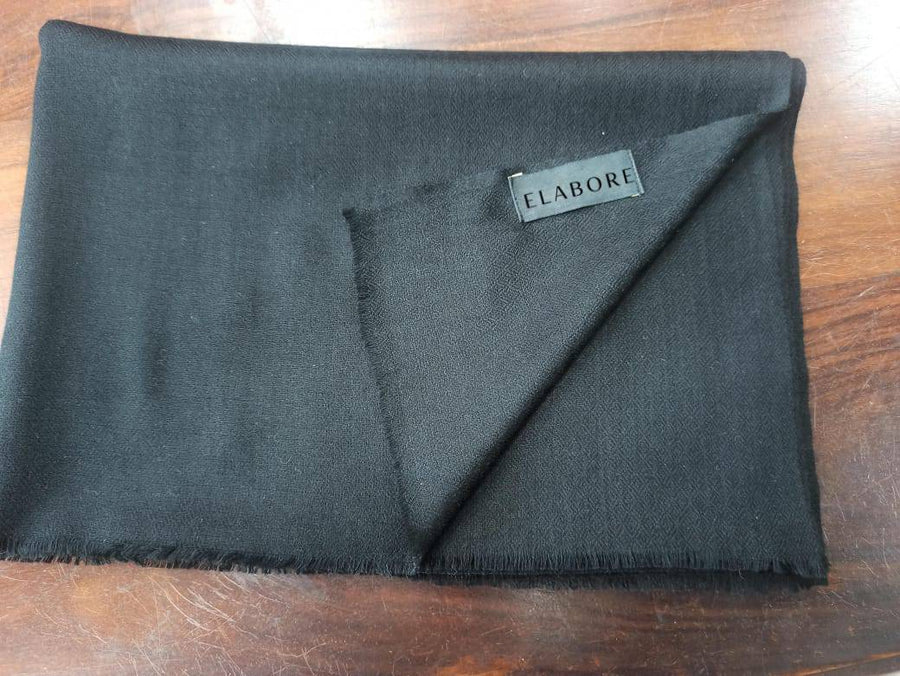 Pashmina stole with custom 'With Compliments' company label for Diwali corporate gifting