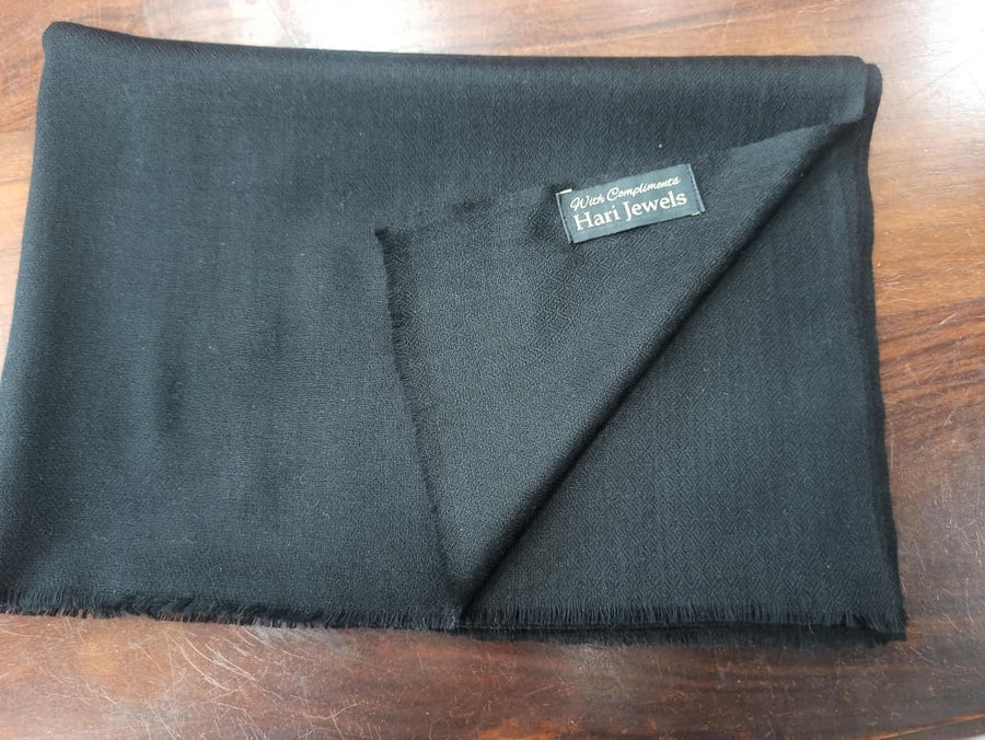 Fine wool stole with custom With Compliments label for Diwali corporate gifting